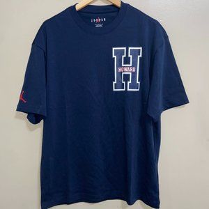 Nike Air Jordan x Howard University Heavy Weight T-Shirt HBCU College Mens